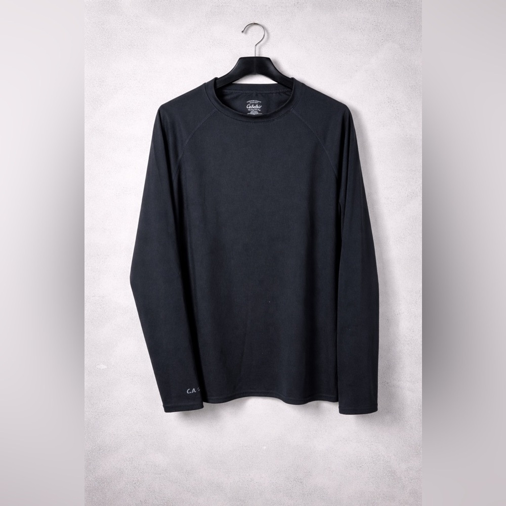 Cabela’s 2XL Performance Long Sleeve Shirt Charcoal Outdoor Fishing Hunting